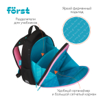 Ранец Först F-Top облегченный "Stars" 36*28*15см, 2 отделения, 2 кармана, анатомическая спинка