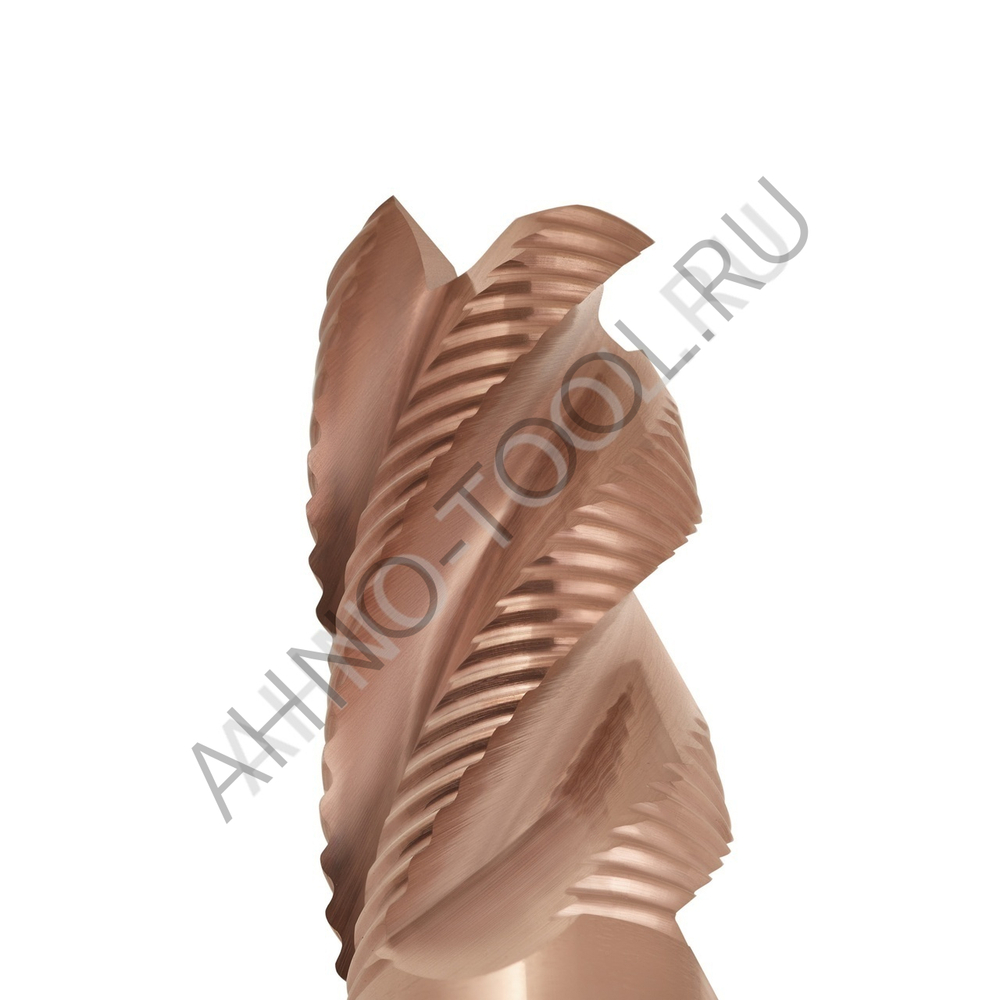 Фреза твердосплавная обдирочная 12мм (L=75, l=30, хв=12) Z4 30° по стали, нерж., чугуну BRGM-4W-D12.