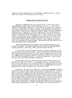 Project Blue Book Special Report 14 | United States Air Force