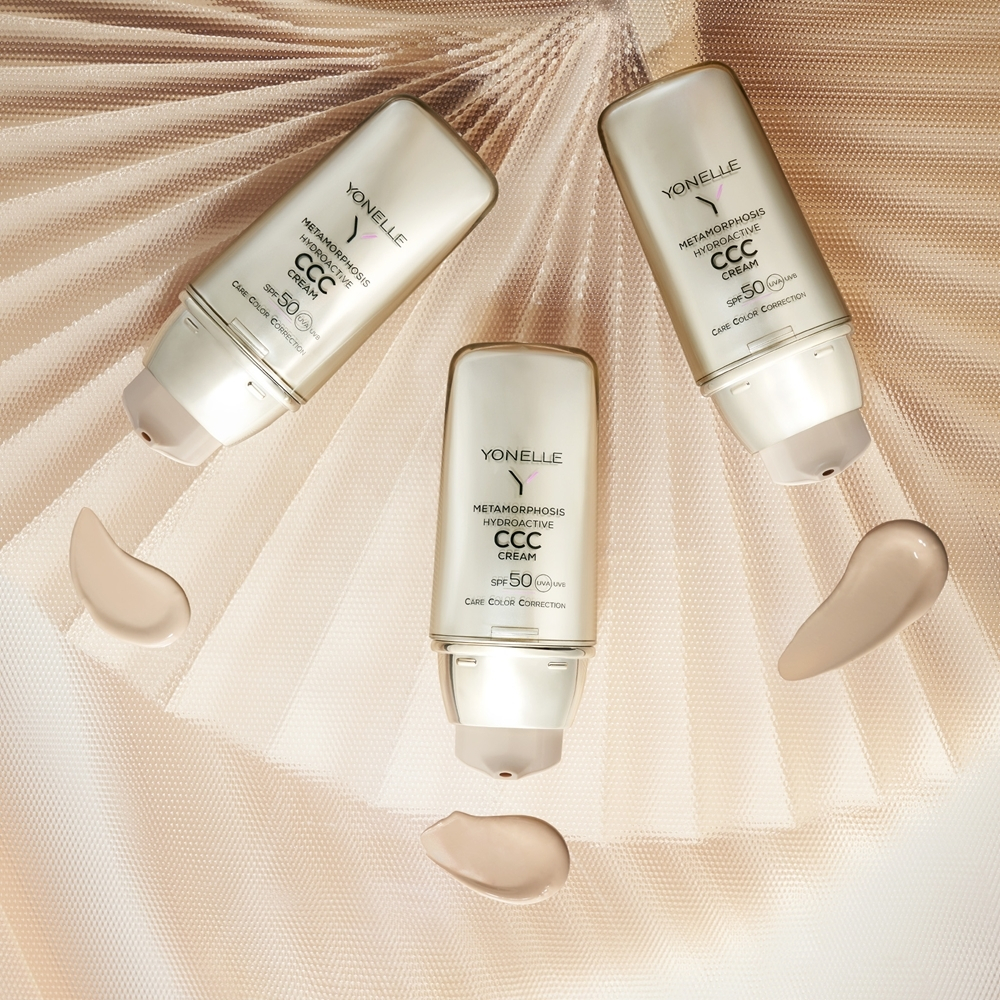 Yonelle Metamorphosis - Тонирующий увлажняющий крем SPF 50, 30 ml