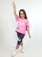 02-124-6 Комплект для девочки (джемпер+ лосины)