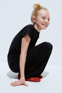 ZARA ДЛИННЫЙ КОМБИНЕЗОН С ШАРФОМ, ЧЕРНЫЙ