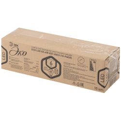 Лампа светодиодная ЭРА RED LINE ECO LED GX-6W-827-GX53 10-PACK 6Вт таблетка теплый белый свет GX53 набор 10 шт | Лампы cветодиодные Плоские (GX)