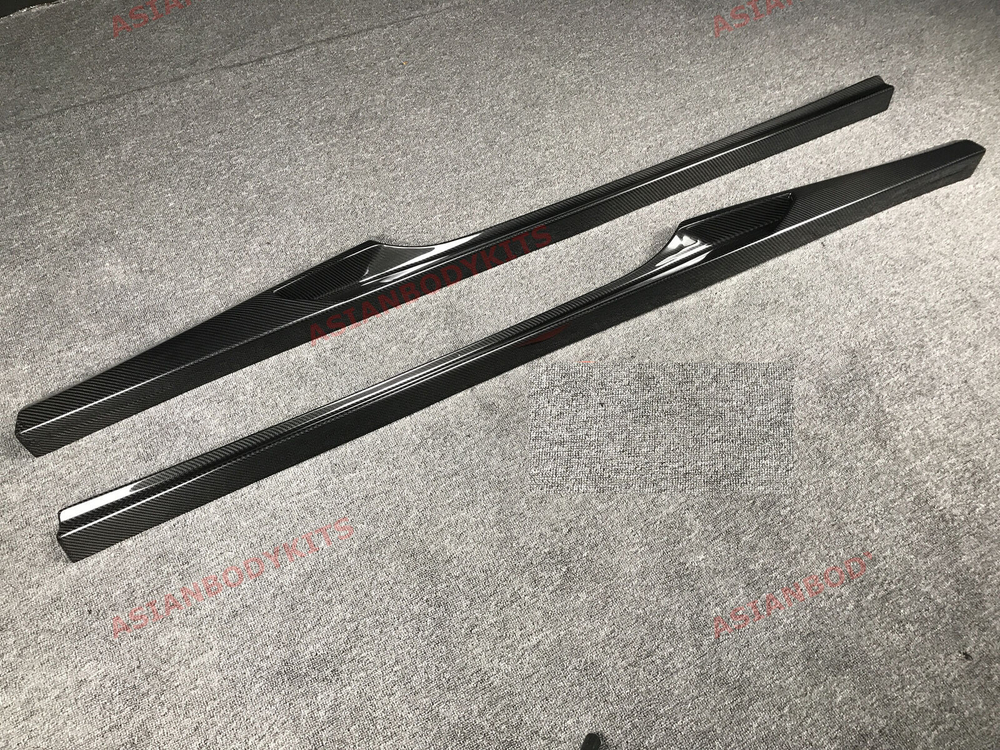 Карбоновые боковые юбки для Ferrari 488 GTB Spider 2015-2020 Феррари