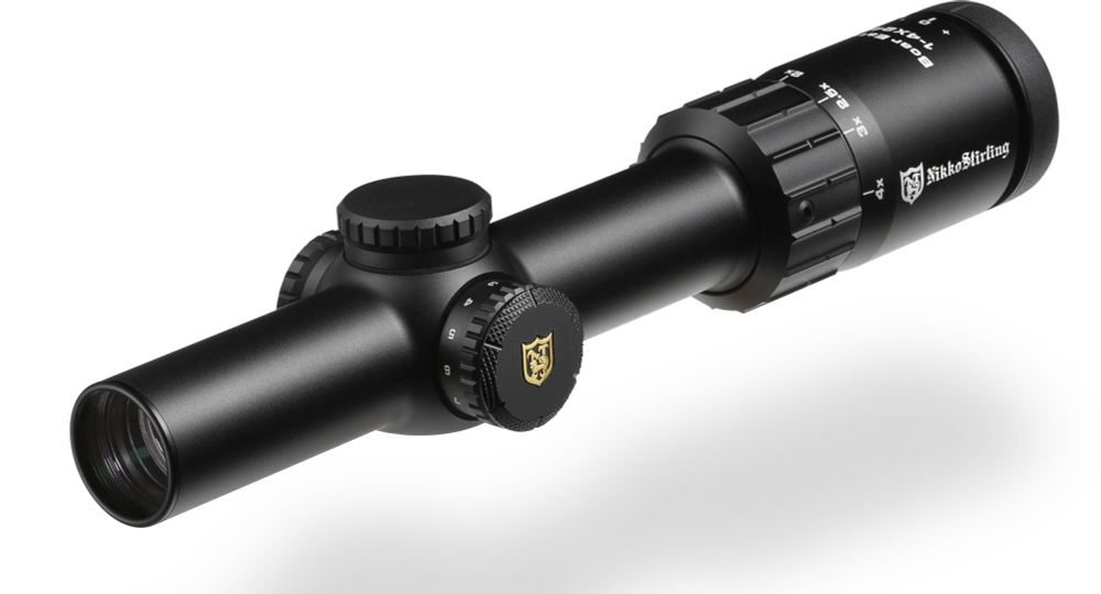 Оптический прицел Nikko Stirling Boar Eater 1-4x24 сетка 4А, 30 мм, подсветка красным, азотозаполненный (NSBE1424)