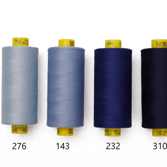 Нитки GUTERMANN Mara №150 голубые (276)
