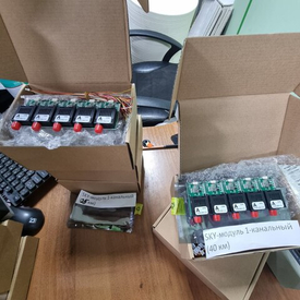 К нам поступили SKY модули и Наземные станции (НСУ).