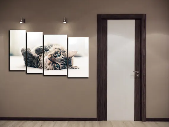 Модульная картина "Серые глаза"