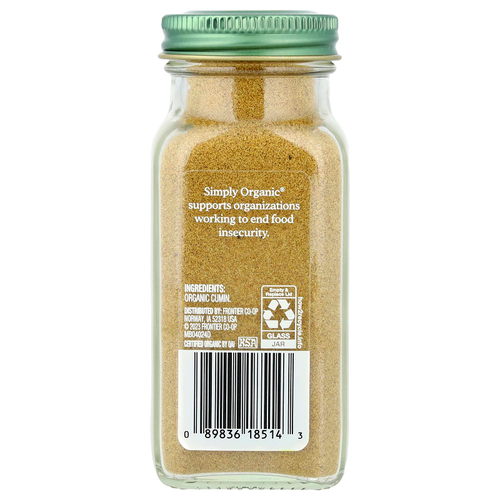 Simply Organic, Тмин, 65 г (2,31 унции)