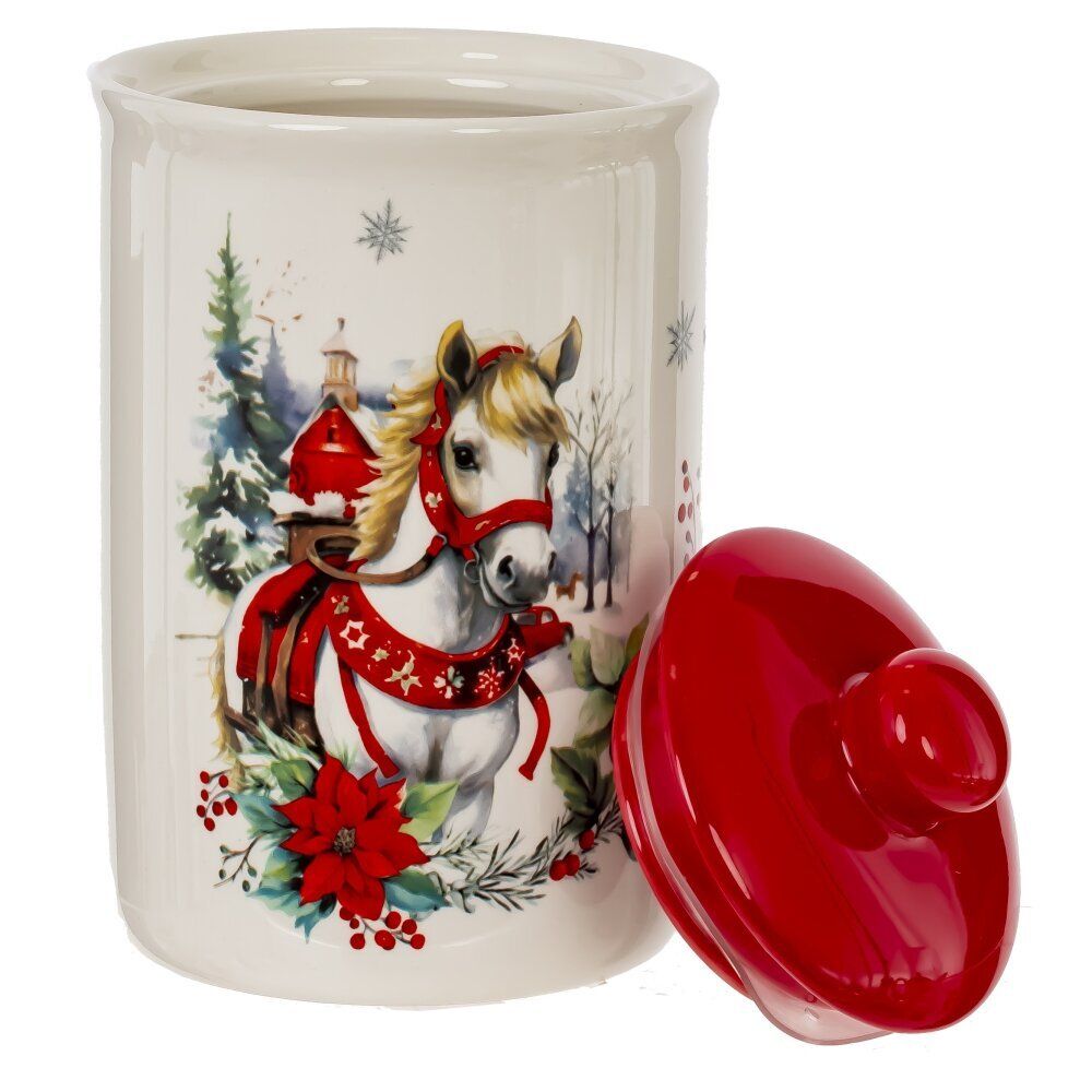 GAEM Ёмкость для сыпучих продуктов "Лошадь", 680 мл, L10 W10 H16,5 см