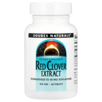 Source Naturals, экстракт красного клевера, 60 таблеток