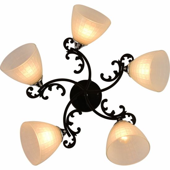 Люстра потолочная Reluce E27 11308-0.3-05 BK+CR