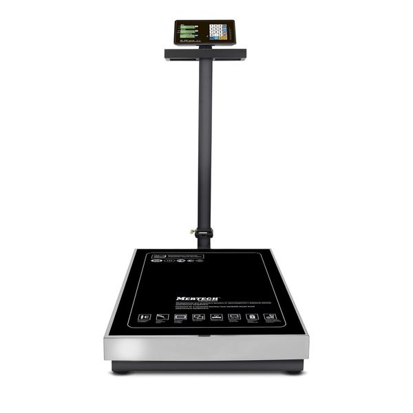 Весы торговые напольные Mertech M-ER 333ACLP-300.50/100 TRADER, 300кг, 50гр/100гр, 800*600, с поверкой, увеличенная платформа, складная стойка
