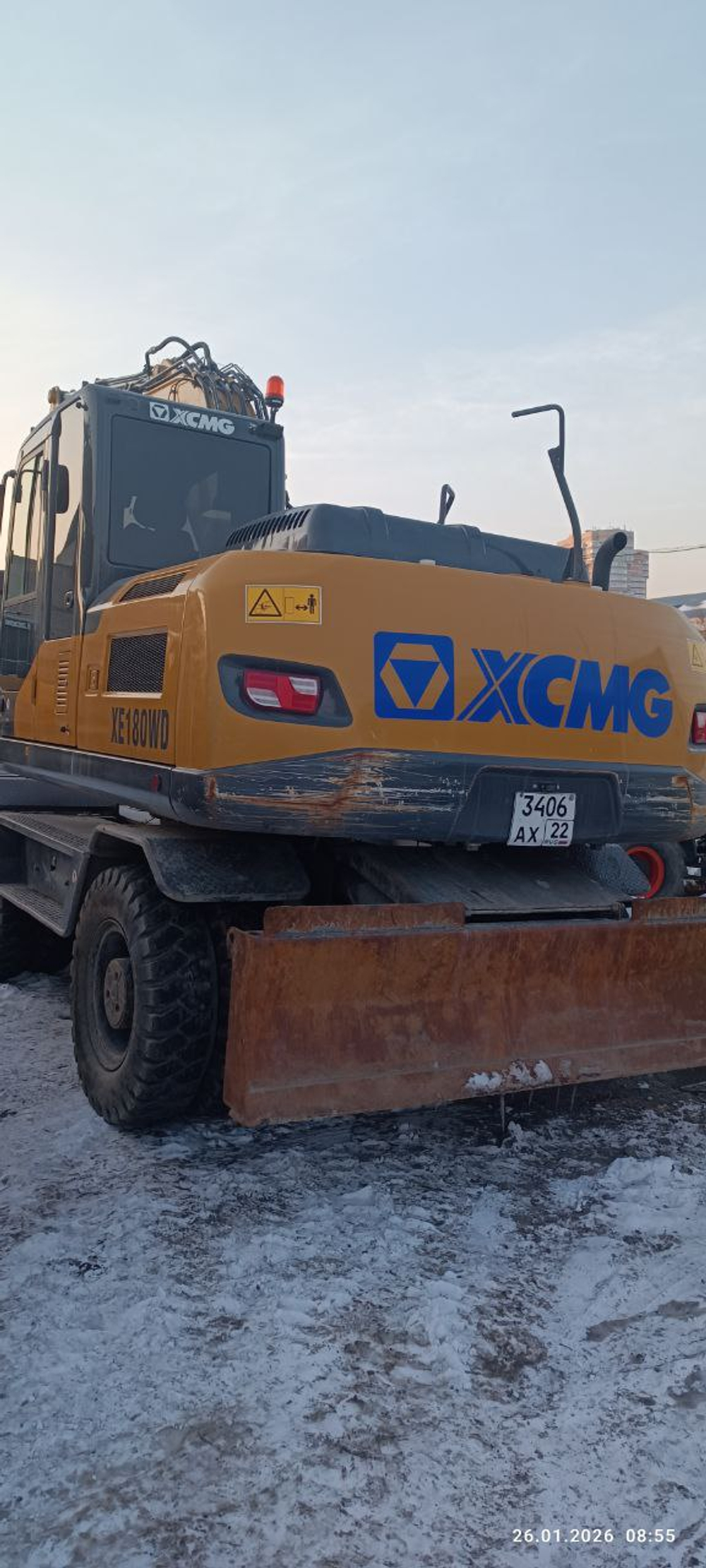 XCMG XE180* Экскаватор колесный XE180WD (Дизельный, 4,5 л, 141 л.с., АТ)