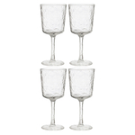 Набор бокалов из акрила arctic для вина, 360 мл, прозрачный, 4 шт.