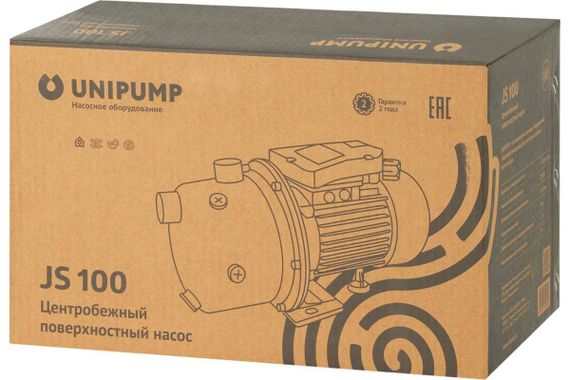 Насос центробежный UNIPUMP JS 100 h40 Q3,3 Hs8 36550