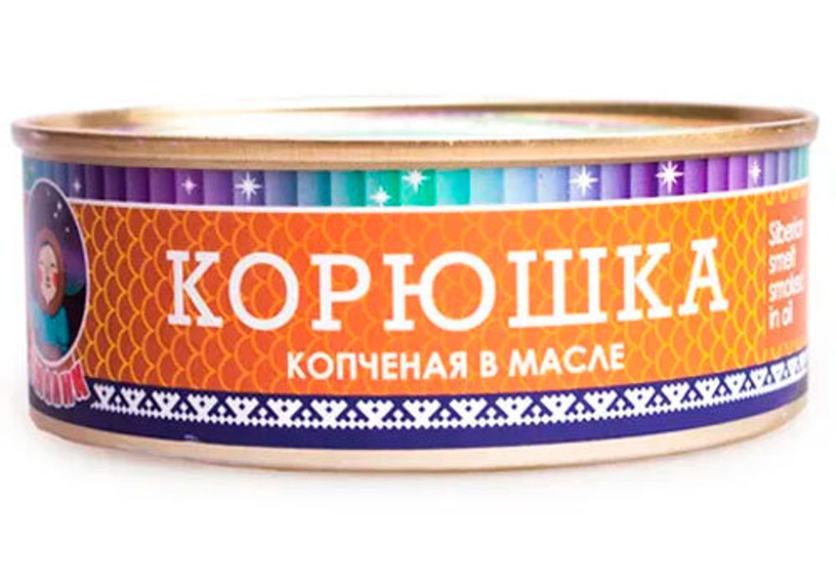 Корюшка копченая в масле, 240г