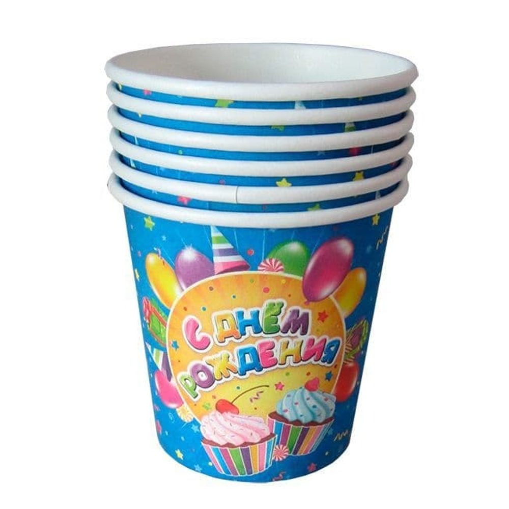 СТАКАНЫ СДР СЛАДОСТИ 190мл 6шт.