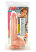 Вибратор на присоске Mighty Muscle (22,5 см ,телесный) (Цвет: телесный)