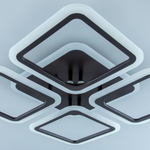 Citilux Марсель Смарт CL232A145E RGB Умная люстра Чёрная