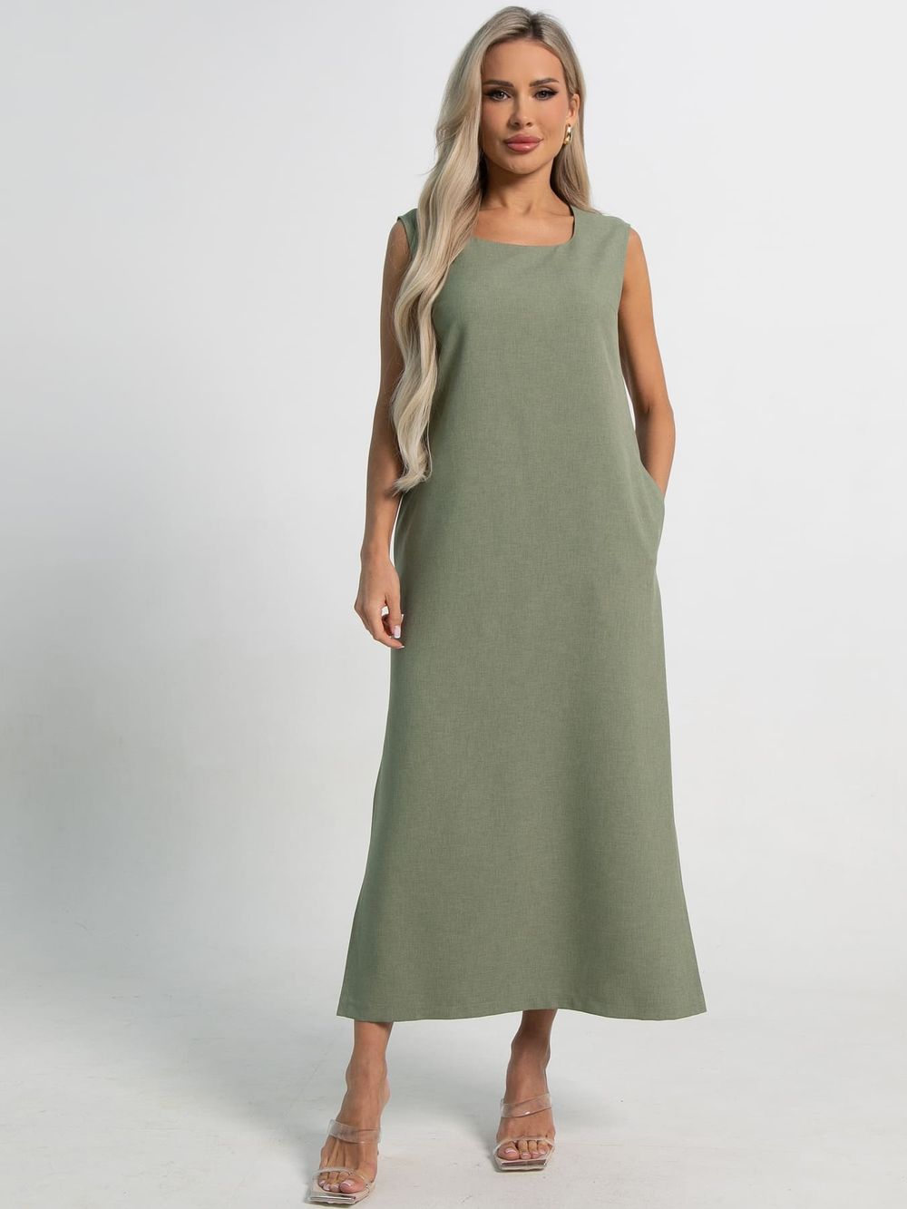 Платье Айлин (оливковое) П15353-19М LT Collection