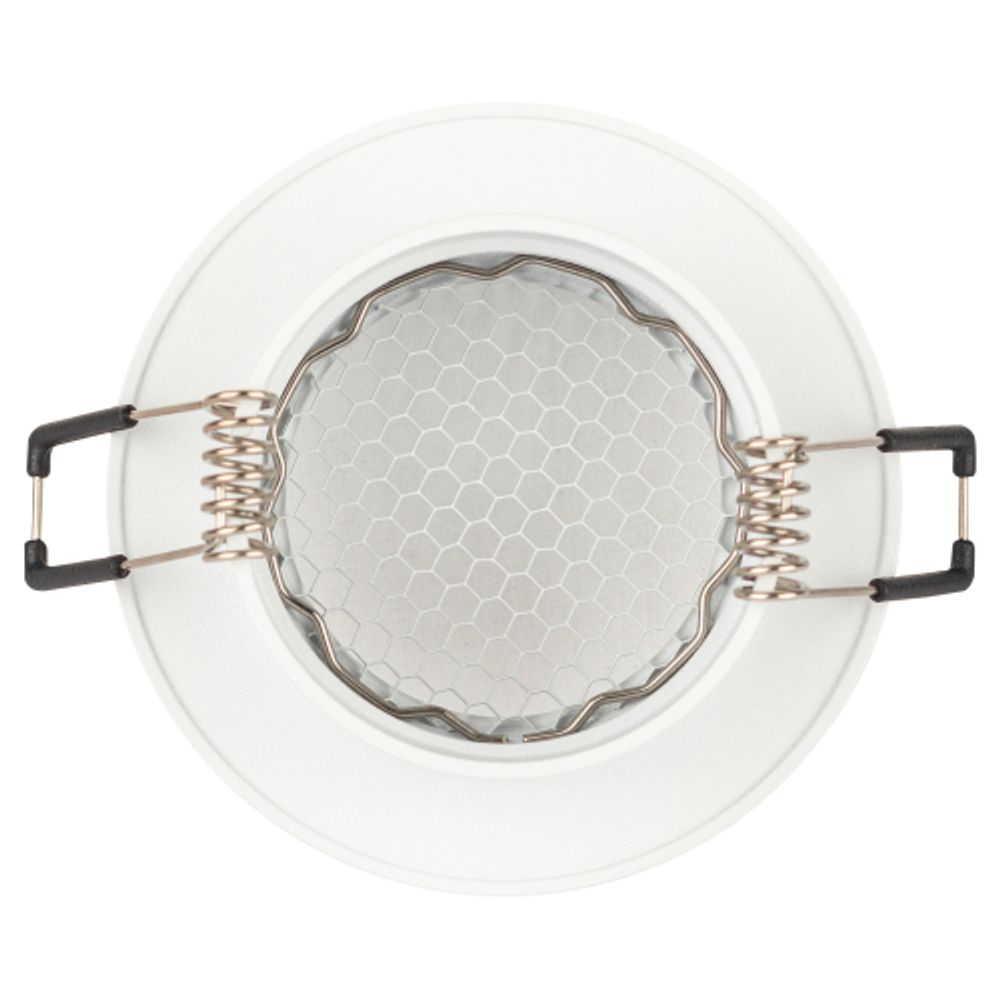 Встраиваемый светильник алюминиевый ЭРА KL109 WH MR16 GU5.3 белый матовый | Алюминиевые встраиваемые светильники