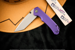 Нож Civivi Brazen C2023A сталь D2 Gray Stonewash, рукоять Purple G10