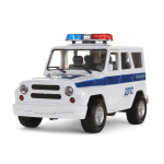 Модель ин. мет. "УАЗ Хантер - полиция ДПС" 19,5см. коробка A071-H11004-J006 (Технопарк)