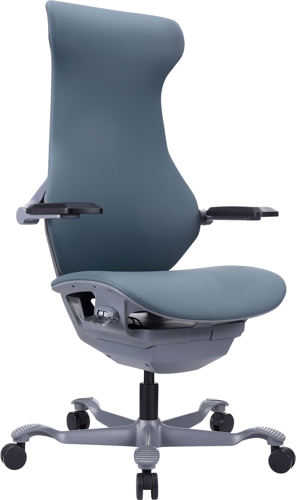 Эргономичное кресло Everprof Atom Grey Экокожа Серый