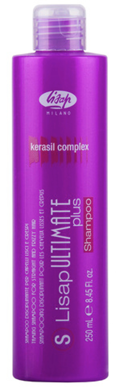 Шампунь с разглаживающим действием для гладких и вьющихся волос Lisap Ultimate Shampoo 250 мл