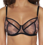 Бюстгальтер plus size хищной расцветки с мягкими чашками (Размер: 75K) (Цвет: тигровый)