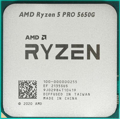 Процессор AMD Ryzen 5 PRO 5650G, AM4,  OEM [100-000000255]