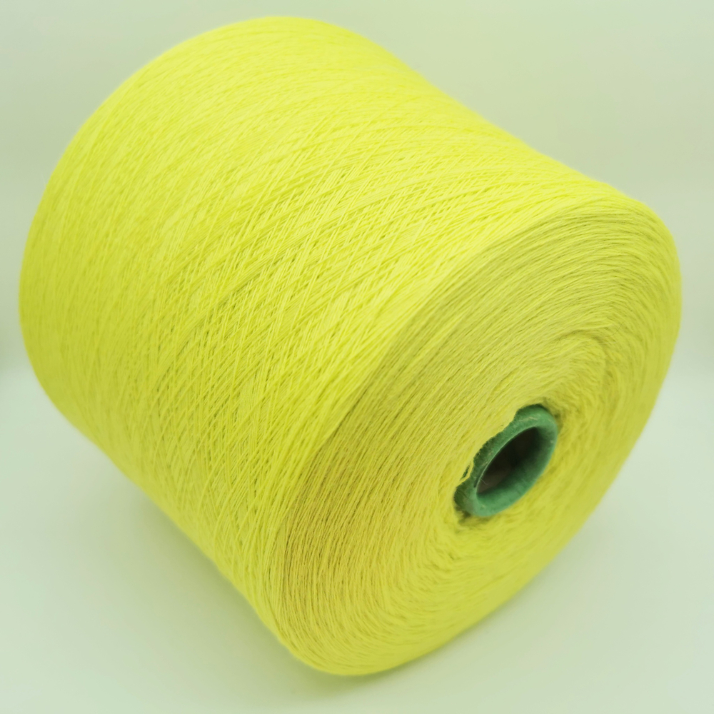 Пряжа для вязания Lana Gatto Harmony 2/30 14601 желтый (100г 1500м Италия)