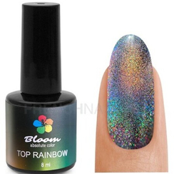 Bloom, TOP RAINBOW - Радужный голографический топ Призма, 8 мл