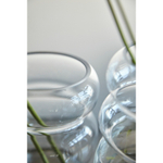 Ваза swell, 27 см, прозрачная