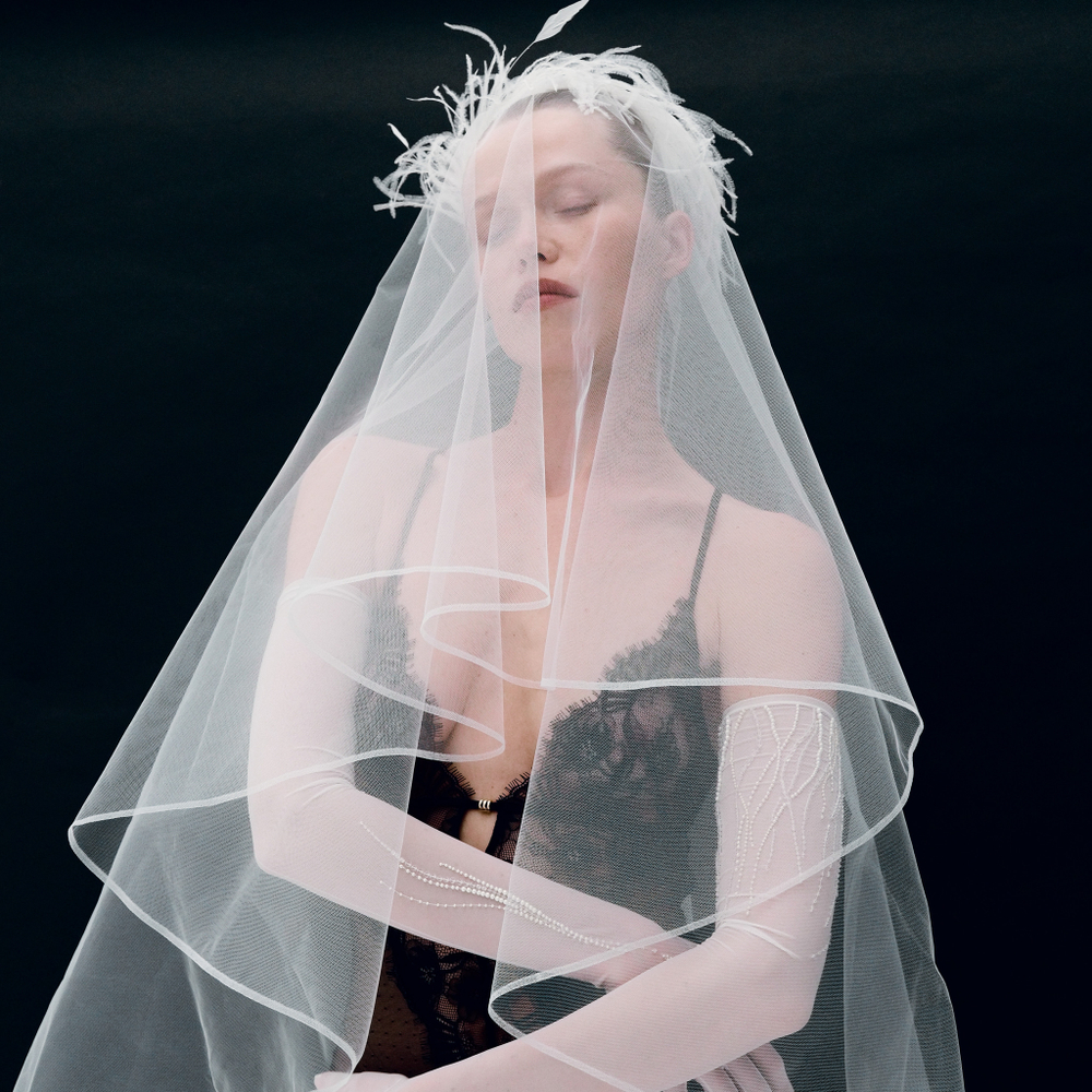 Фата круглая съемная