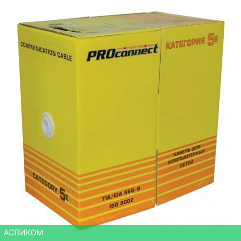 Кабель витая пара Proconnect UTP 4PR 24AWG CAT5e 305м CCA OUTDOOR 01-0045-3