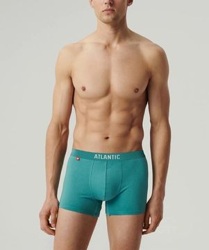Трусы мужские боксеры (3шт), Atlantic 3MH-011, голубой + темно-голубой + светло-зеленый
