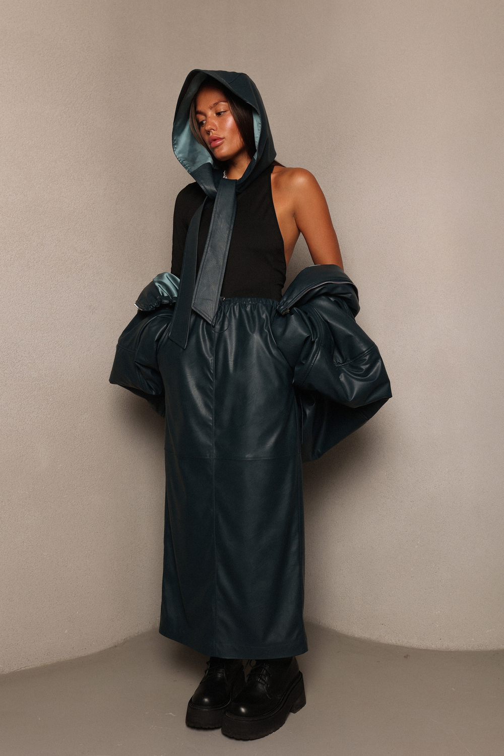 Косынка с козырьком