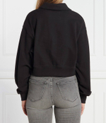 Худи LABEL ПОЛО COLLAR CALVIN KLEIN JEANS - черный(J20J222232)