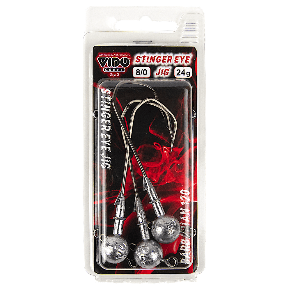 Джиг головка Шар Vido Craft некрашеный Stinger Eye Jig VD-079 -