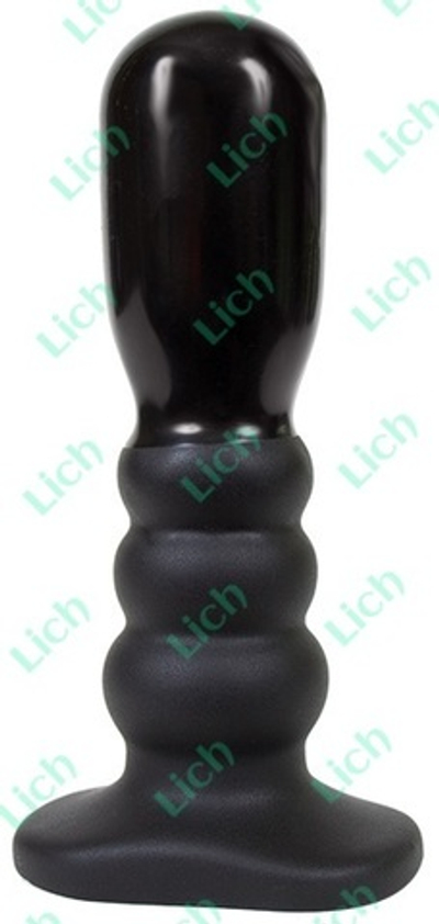 Черная анальная пробка TITANMEN TRAINING TOOL #2