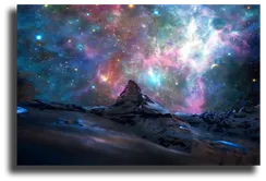 Постер "Космический пейзаж"
