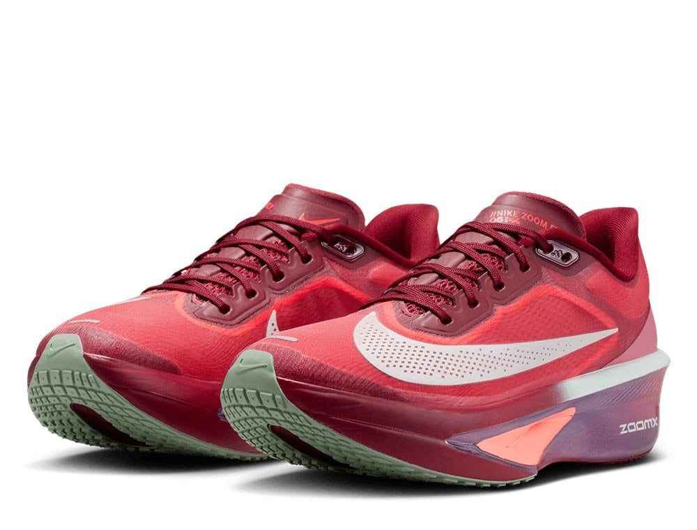 Женские беговые кроссовки Nike Zoom Fly 6 W Красный-Бордовый.