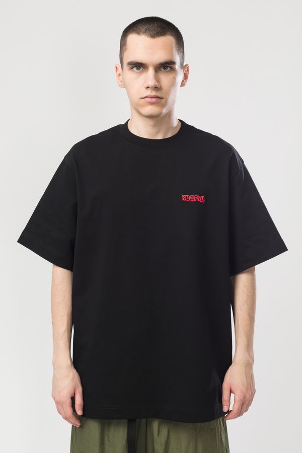 Футболка Stage Черный/Красное Лого - фото 1