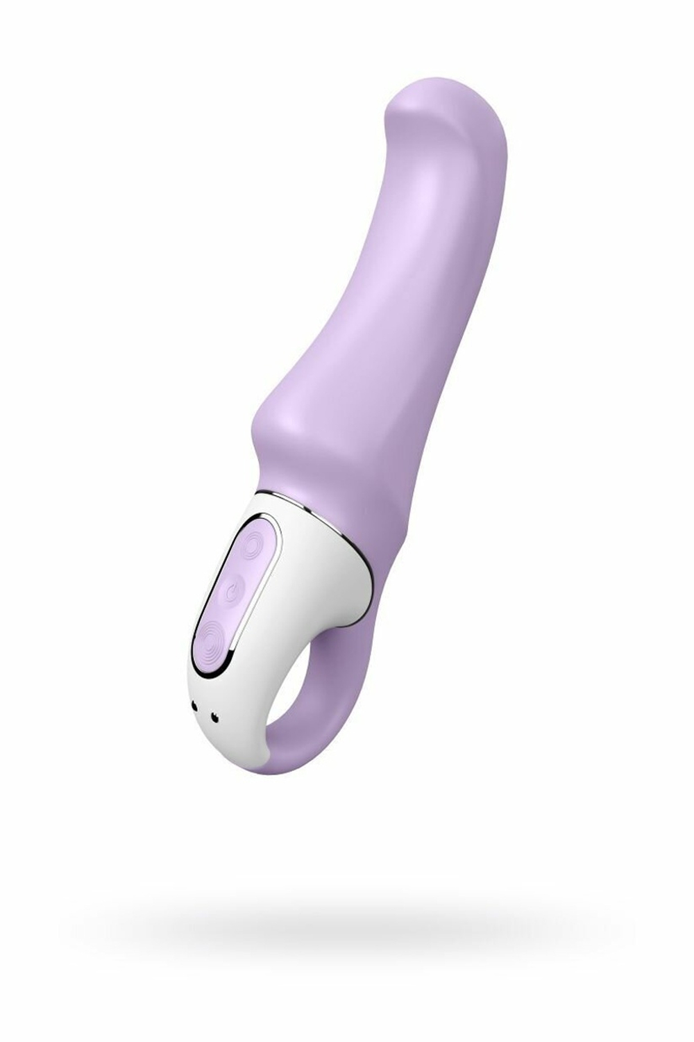Сиреневый вибратор Satisfyer Charming Smile - 18,5 см. (Цвет: сиреневый)
