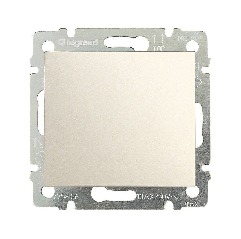 77 4301 Выключатель 1 клавишный 10 шт слоновая кость