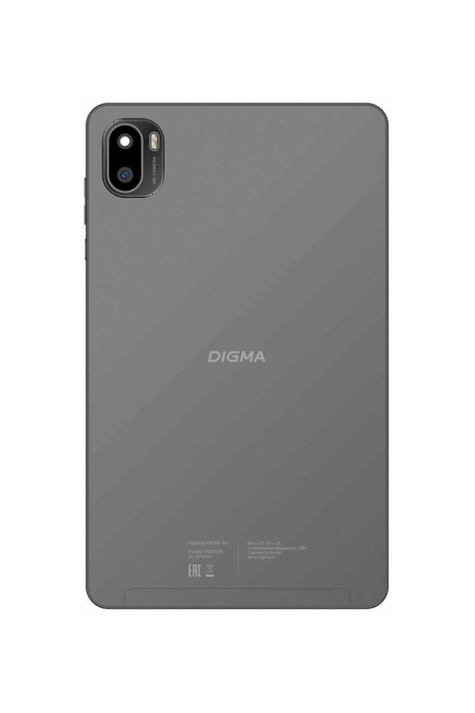 Задняя крышка с рамкой для Digma 8430E 4G (Серая)
