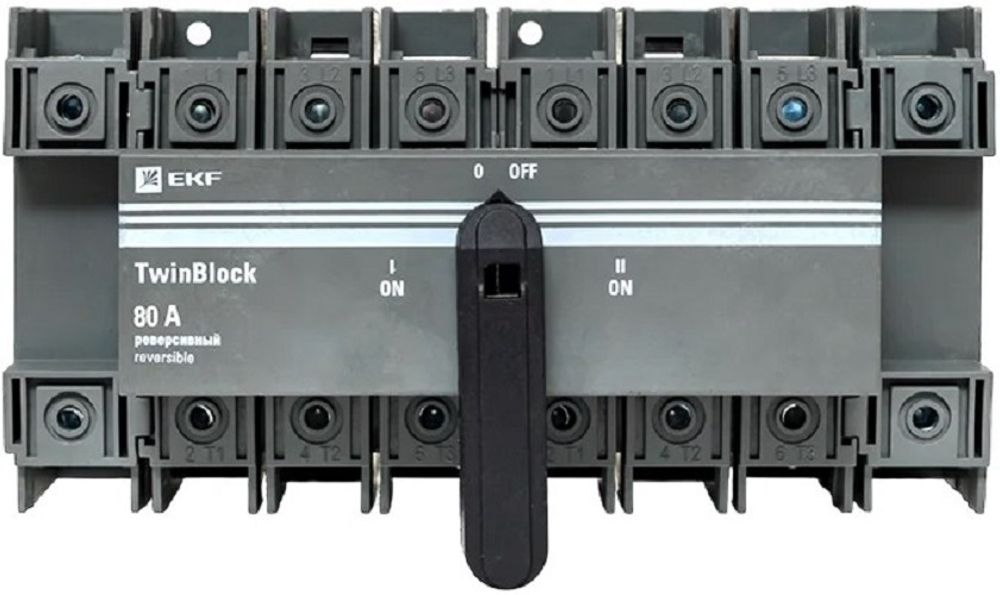 Рубильник  EKF tb-s-80-4p-rev