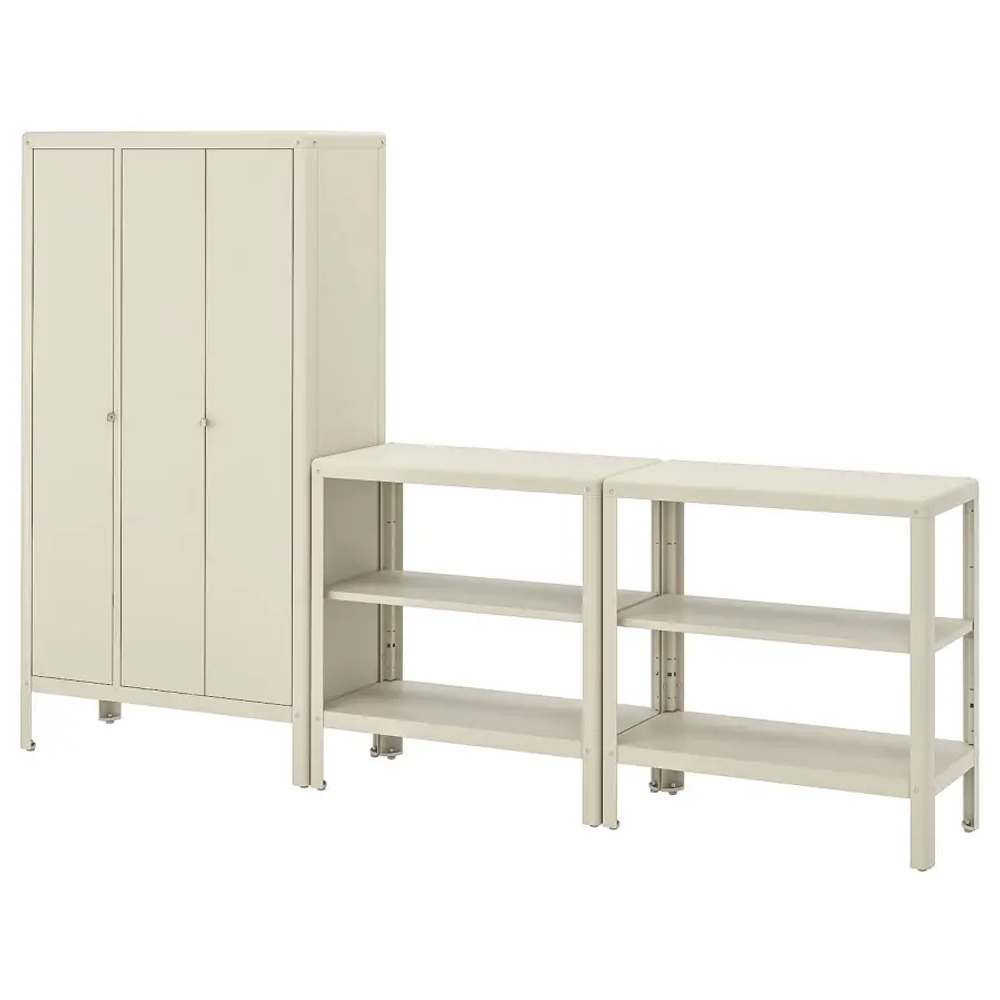 Книжный шкаф - KOLBJÖRN / KOLBJORN IKEA/ КОЛЬБЬЕРН ИКЕА,  171х161 см, бежевый